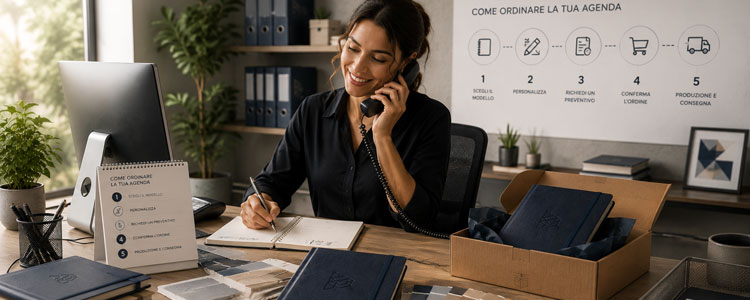 Come ordinare le tue agende personalizzate