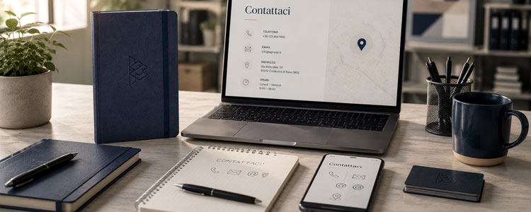 Contatti per ordinare agende personalizzate